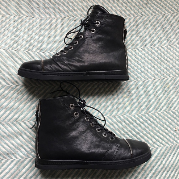 Stuart Weitzman Zipit High Top Sneakers - Picture 8 of 8